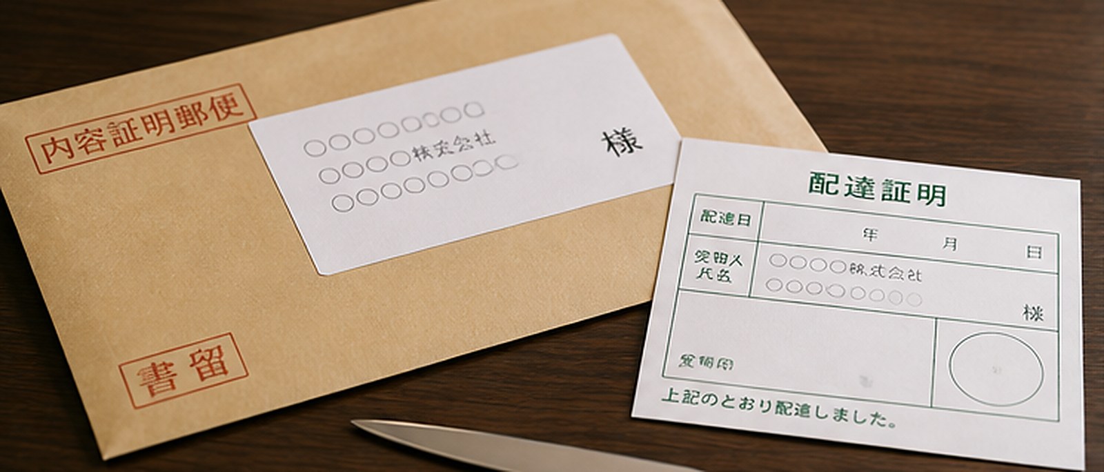 債権譲渡通知に用いられる内容証明郵便